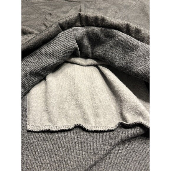 NWT Tahari Sport Charcoal Gray Sweatshirt with Thumb Holes ~ MSRP $82 - Picture 9 of 16